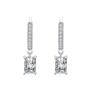 SE20 Rhinestone Stud Earrings Clear Stone Wedding Jewelry