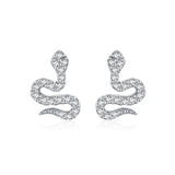 SE20 Rhinestone Stud Earrings Clear Stone Wedding Jewelry
