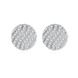 Cubic Zirconia Stud Earrings 925 Sterling Silver