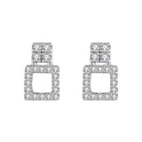 SE21 Amethyst 925 Silver Stud Earrings for Women