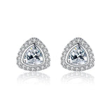 SE21 Amethyst 925 Silver Stud Earrings for Women