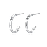 Romantic Silver Sparkling Zircon Stud Earrings