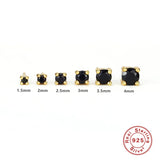 SE7 Dark Green Crystal Perforated Earrings Set