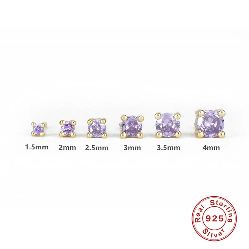 SE7 Dark Green Crystal Perforated Earrings Set