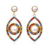 Personalized Bamboo Style Hoop Earrings Customize Name Statement Words Number