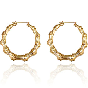 SE9 Silver Rainbow Zircon CZ Big Hoops Circle Earring Round Piercing