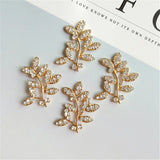 10 PCS Metal Alloy Silver Plated Branch Leaves DIY Jewelry Making