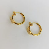 10 PCS 13mm Copper Round Earrings Base for Jewelry Making