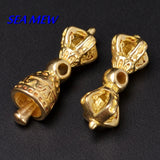 10 Sets Vintage Tibetan Brass Spacer Beads Charms DIY Jewelry Making
