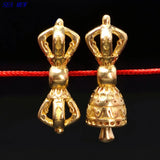 10 Sets Vintage Tibetan Brass Spacer Beads Charms DIY Jewelry Making