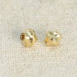100 PCS Raw Brass Spacer Beads Alloy Loose Beads for DIY Jewelry Making