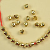 100 PCS Rhombus Brass Spacer Beads for Jewelry Making