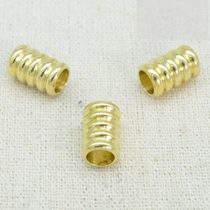 100 PCS Raw Brass Spacer Beads for Jewelry Making