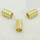 100 PCS Raw Brass Spacer Beads for Jewelry Making