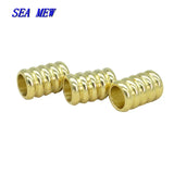 100 PCS Raw Brass Spacer Beads for Jewelry Making