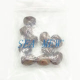 Vintage Tibetan Eyes Dzi Beads, Oval Stone Spacer Beads