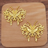 20 PCS Butterfly Palace Bride Headwear Metal Alloy Accessories
