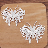 20 PCS Butterfly Palace Bride Headwear Metal Alloy Accessories