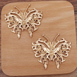 20 PCS Butterfly Palace Bride Headwear Metal Alloy Accessories