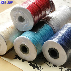 200 Yards 1.5MM Waxed Thread Polyester Cord String Necklace Bracelet