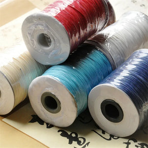200 Yards 1MM Waxed Thread Polyester Cord String Strap Necklace