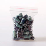 50 PCS Cylinder Porcelain Ceramic DIY Hole Beads Jewelry Making