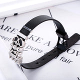 Stainless Steel Mesh Bracelets Crown Love Charm Bangle