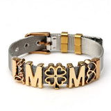Stainless Steel Mesh Charm Bracelet for Women Men