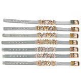 Stainless Steel Mesh Charm Bracelet for Women Men