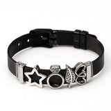 Stainless Steel Mesh Charm Bracelet for Women Men