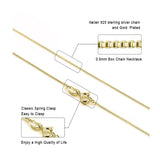 SENLISSi -2023 Necklace Box Chain choker Silver 925 jewelry necklace for Women