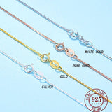 SENLISSi -2023 Necklace Box Chain choker Silver 925 jewelry necklace for Women