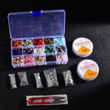 Irregular Chips Stone Beads Kit Natural Gemstone Spacer Seed Beads