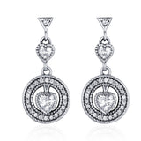 SFE1 Stud Earrings Top Sparkling Wedding Jewelry