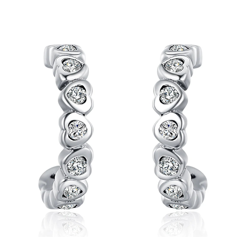 SFE1 Stud Earrings Top Sparkling Wedding Jewelry