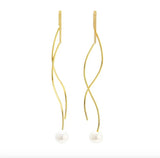 SFE2 Freshwater Pearl Stud Earrings for Women