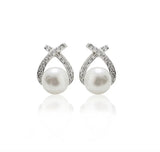 SFE2 Earrings Radiant Logo Stone HG