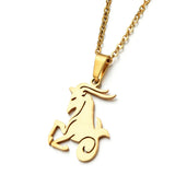 SFN2 Stainless Steel Necklace Women Statement Necklace Mother's Gift