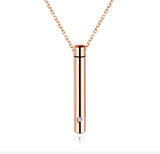 SFN4 Steel Fast Chain Shell Long Pendant Necklace