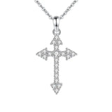 SFN6 Butterfly Pendant Necklace Female Crystal Jewelry