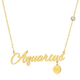 SFN7 Stainless Steel Name Necklace Choker Pendant Gift