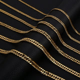 SGMAN Double Mill Chain Necklace Stainless Steel Jewelry Gift