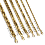 SGMAN Double Mill Chain Necklace Stainless Steel Jewelry Gift