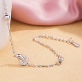 S925 Sterling Silver Dolphin Pendant Bracelet for Girls