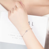 S925 Sterling Silver Dolphin Pendant Bracelet for Girls