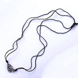 925 Sterling Silver Handcuffs Pendant Necklace Rope Adjustable