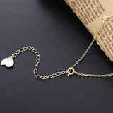 925 Silver Plated Muti-stars Necklace Femme Dating Chokers Conch