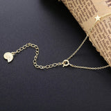 925 Silver Plated Muti-stars Necklace Femme Dating Chokers Conch