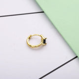 925 Sterling Silver Hoop Huggie Earrings Femme Jewelry Making Piercing Man