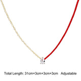 925 Silver Necklace Redine Clear Crystal Pear Charm Women Jewelry